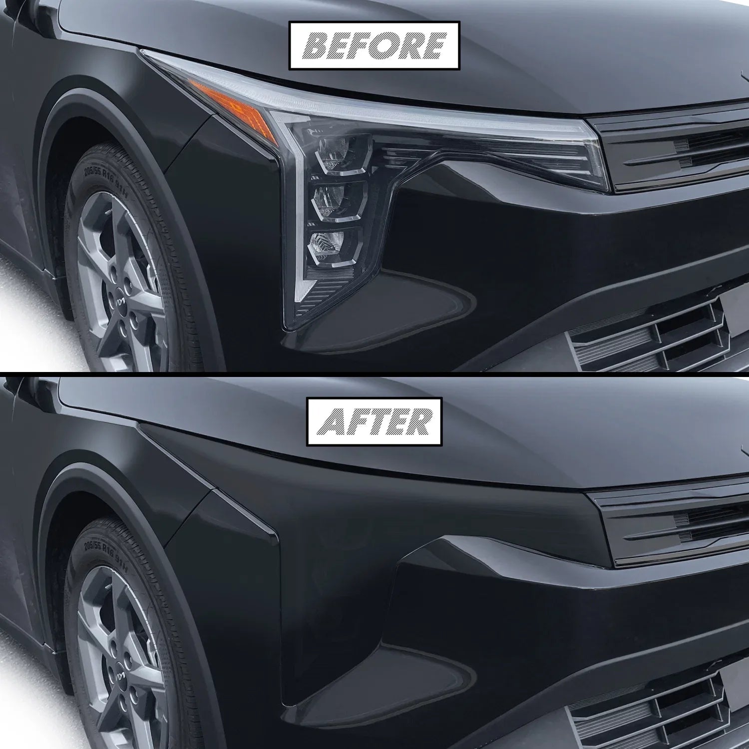 2025-2026 Kia K4 | Headlight PreCut Tint Overlays