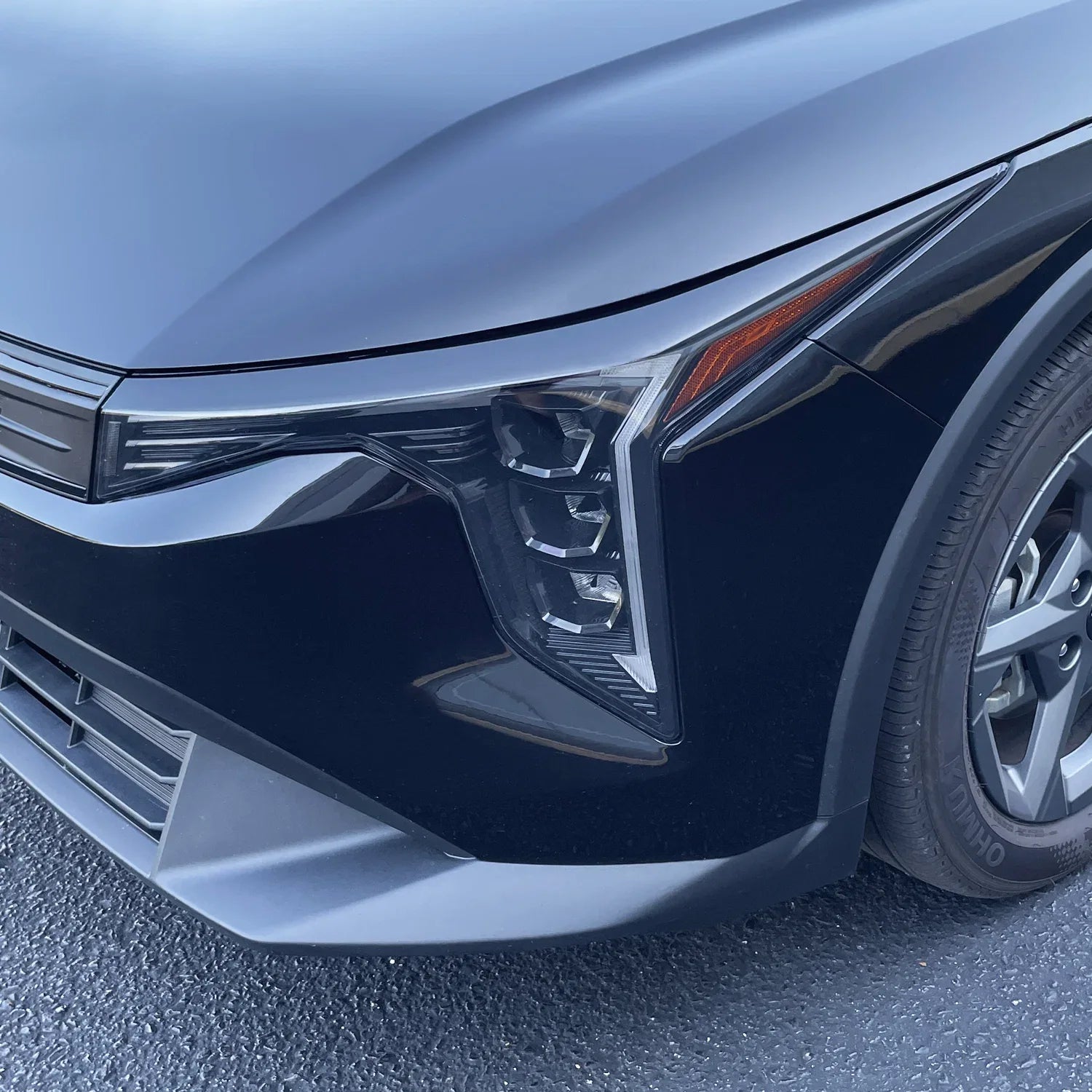 2025-2026 Kia K4 | Headlight Eyelid PreCut Tint Overlays