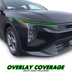 2025-2026 Kia K4 | Headlight Eyelid PreCut Tint Overlays