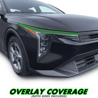 2025-2026 Kia K4 | Headlight Eyelid PreCut Tint Overlays