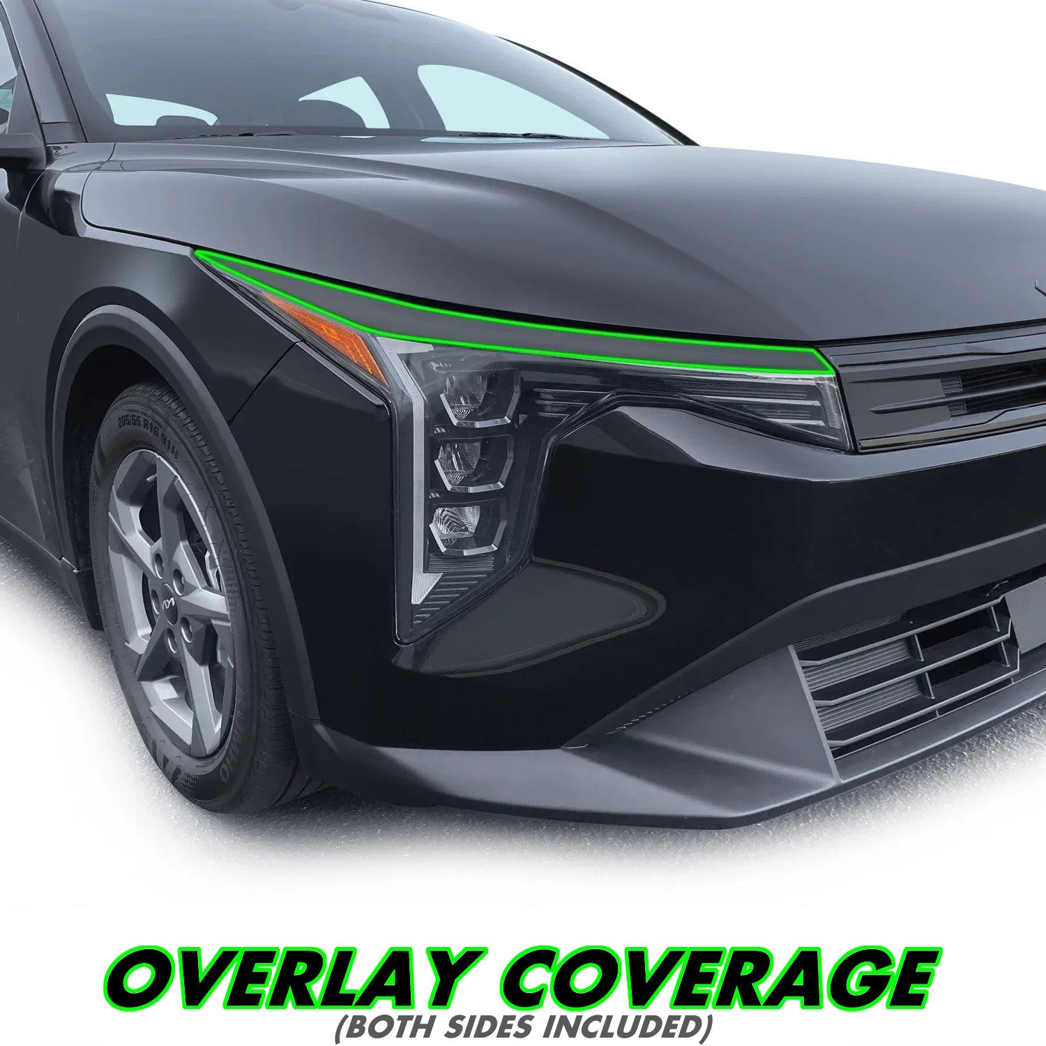 2025-2026 Kia K4 | Headlight Eyelid PreCut Tint Overlays