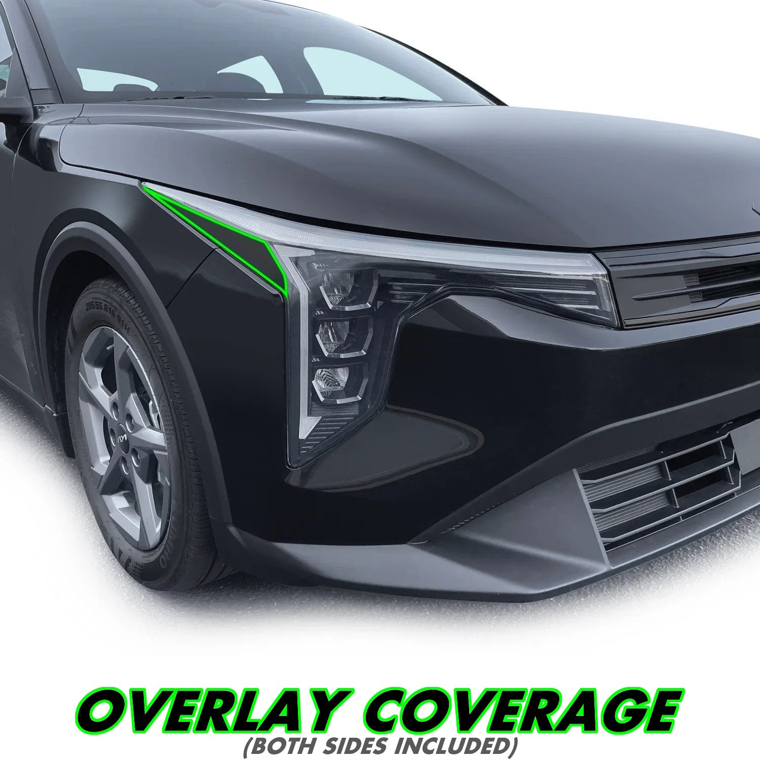 2025-2026 Kia K4 | Headlight Side Marker PreCut Tint Overlays