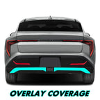 2025-2026 Kia K4 | Rear Bumper Diffuser Trim Chrome Delete PreCut Vinyl Wrap
