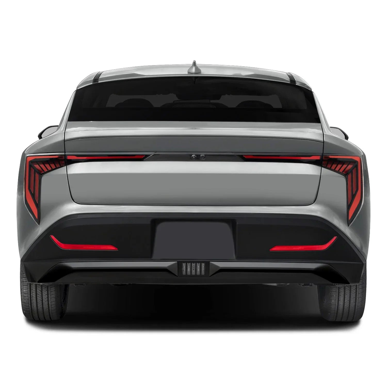 2025-2026 Kia K4 | Rear Bumper Diffuser Trim Chrome Delete PreCut Vinyl Wrap
