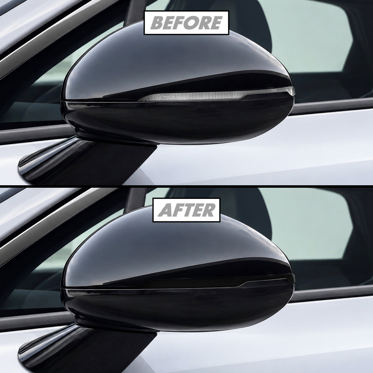 2025-2027 Kia K5 | Mirror Turn Signal PreCut Tint Overlays