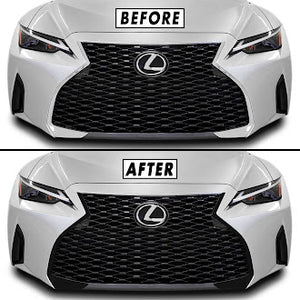 2021-2025 Lexus IS | Front Grill Trim Chrome Delete PreCut Vinyl Wrap