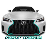 2021-2025 Lexus IS | Front Grill Trim Chrome Delete PreCut Vinyl Wrap