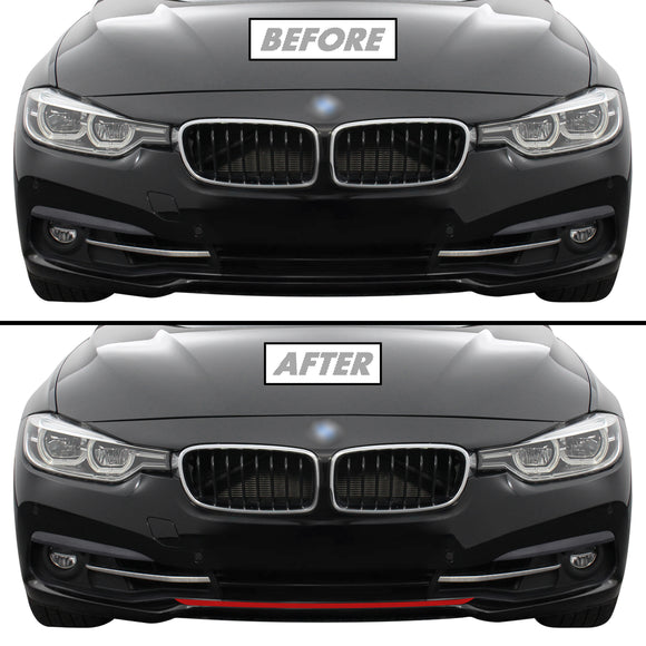 2012-2018 BMW 3 Series F30 Sedan | Front Bumper Lower Lip PreCut Vinyl Wrap