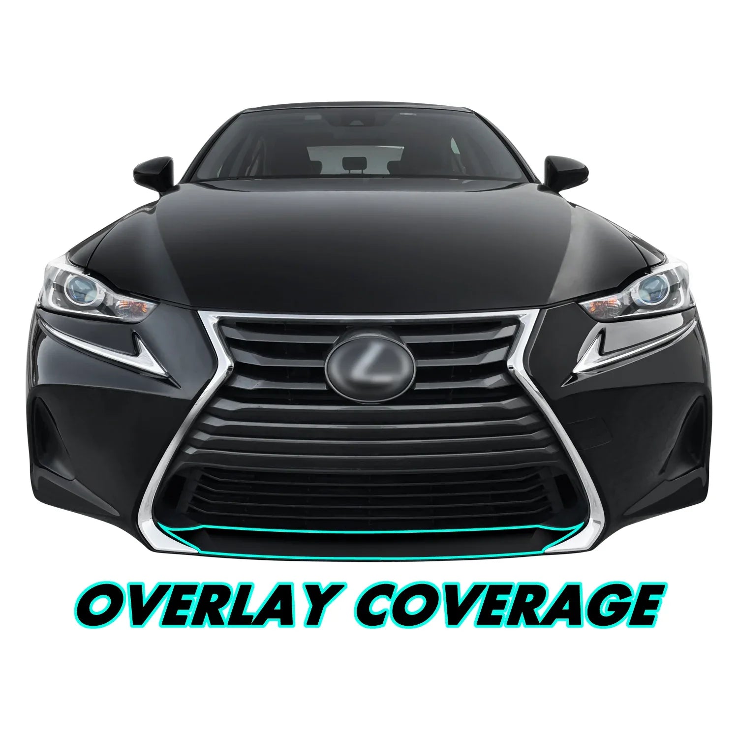 2017-2020 Lexus IS | Front Bumper Lower Lip PreCut Vinyl Wrap