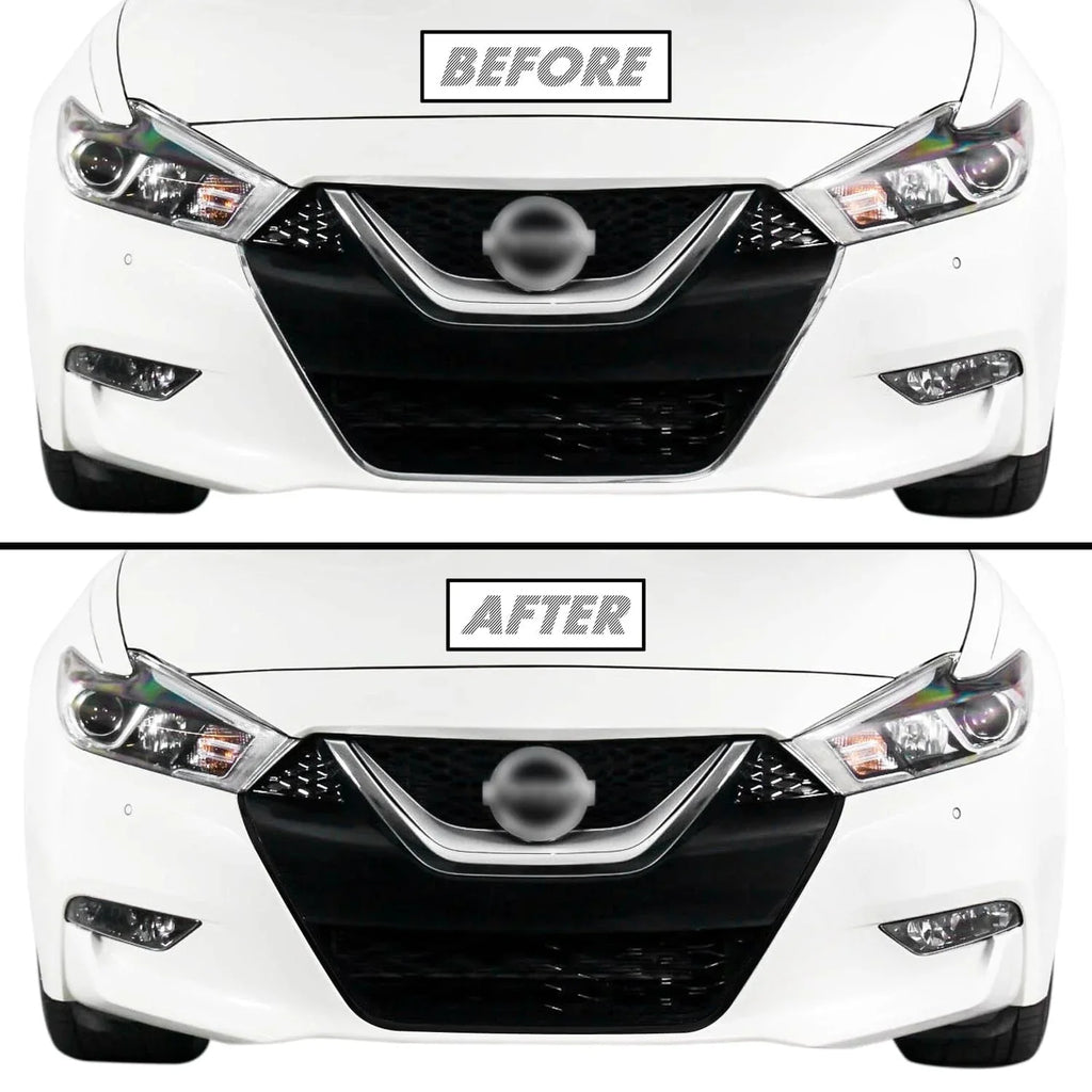 2016-2018 Nissan Maxima | Lower Front Grill Trim Chrome Delete PreCut Vinyl Wrap