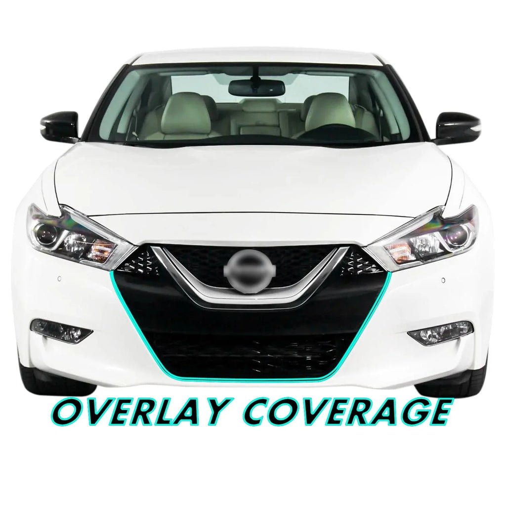 2016-2018 Nissan Maxima | Lower Front Grill Trim Chrome Delete PreCut Vinyl Wrap