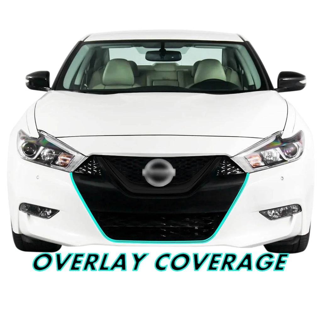 2016-2018 Nissan Maxima | Lower Front Grill Trim Chrome Delete PreCut Vinyl Wrap