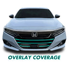 2021-2022 Honda Accord  | Lower Front Grill Trim Chrome Delete PreCut Vinyl Wrap