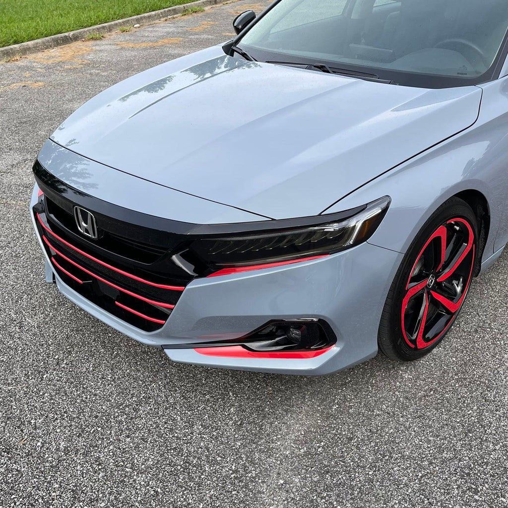 2021-2022 Honda Accord  | Lower Front Grill Trim Chrome Delete PreCut Vinyl Wrap