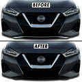 2019-2023 Nissan Maxima | Front Bumper Lower Lip Trim Chrome Delete PreCut Vinyl Wrap