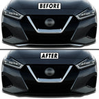 2019-2023 Nissan Maxima | Front Bumper Lower Lip Trim Chrome Delete PreCut Vinyl Wrap