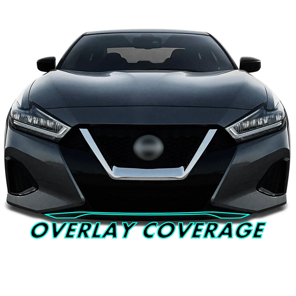 2019-2023 Nissan Maxima | Front Bumper Lower Lip Trim Chrome Delete PreCut Vinyl Wrap