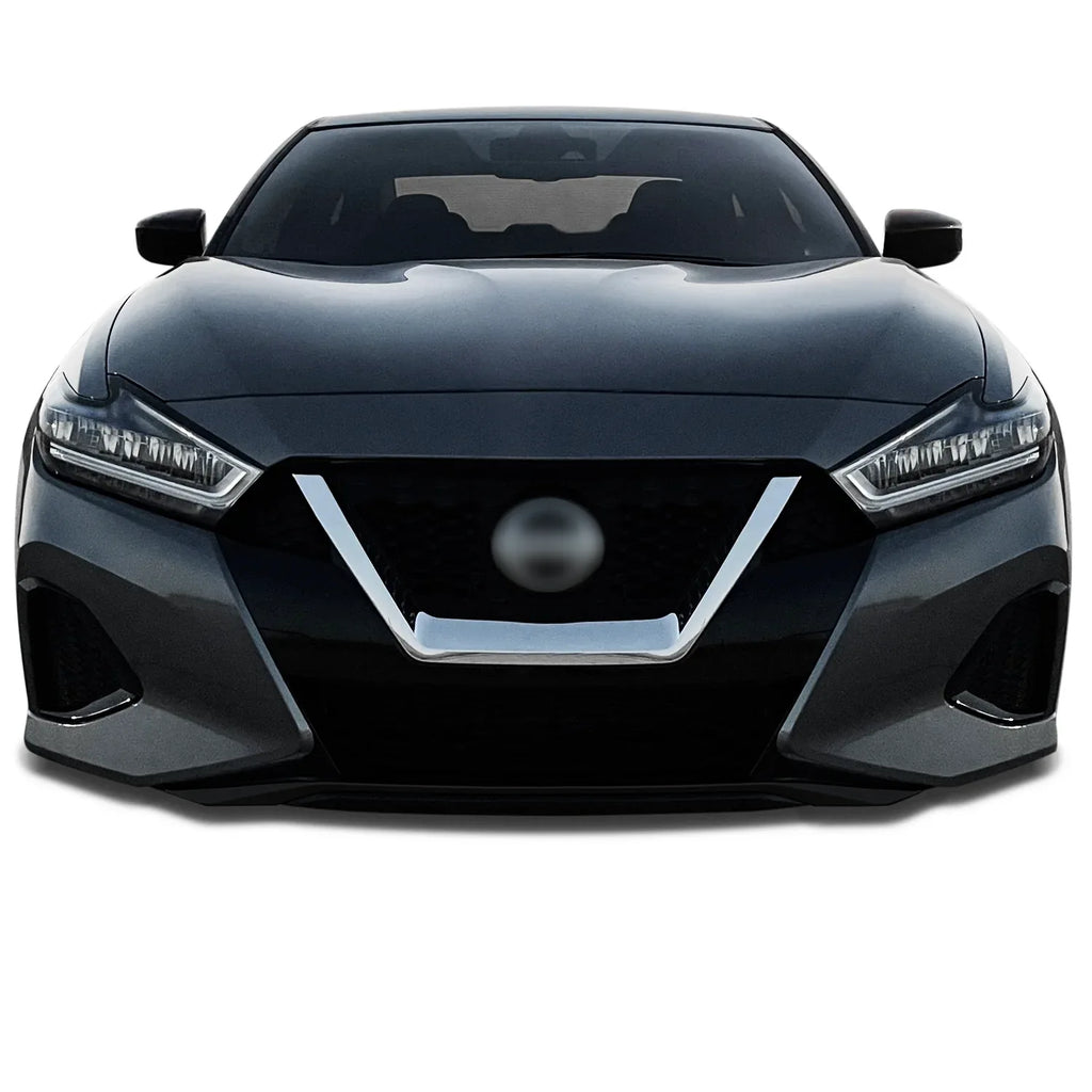 2019-2023 Nissan Maxima | Front Bumper Lower Lip Trim Chrome Delete PreCut Vinyl Wrap