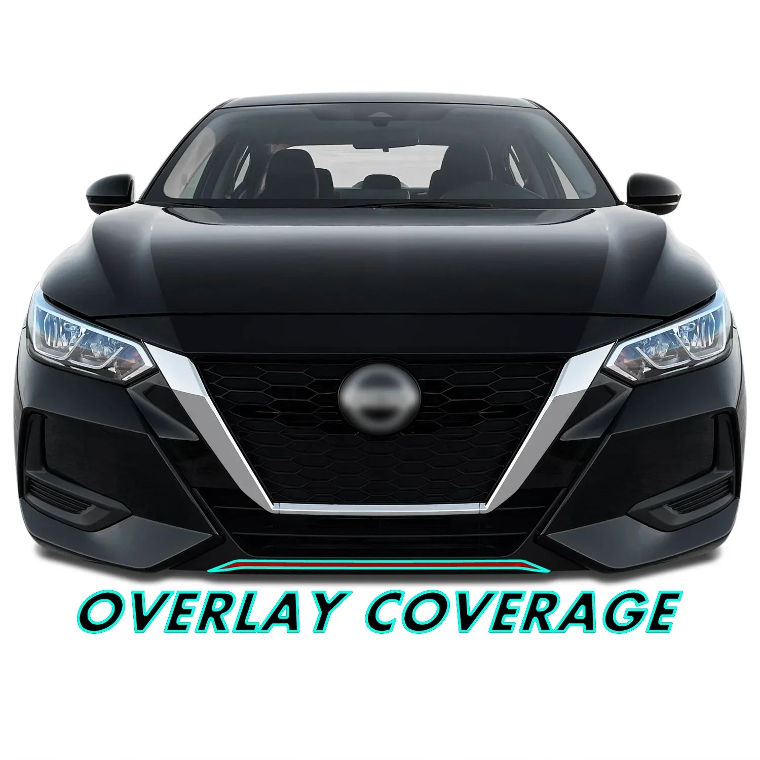 2020-2023 Nissan Sentra | Front Bumper Lower Lip PreCut Vinyl Wrap