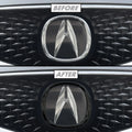 2017-2020 Acura MDX | Front Emblem Trim Chrome Delete PreCut Vinyl Wrap