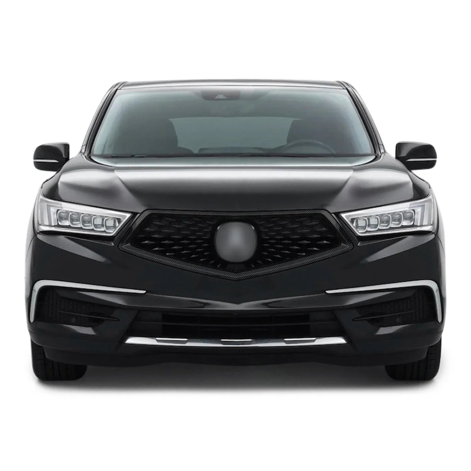2017-2020 Acura MDX | Front Grill Trim Chrome Delete PreCut Vinyl Wrap