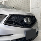 2017-2020 Acura MDX | Front Grill Trim Chrome Delete PreCut Vinyl Wrap