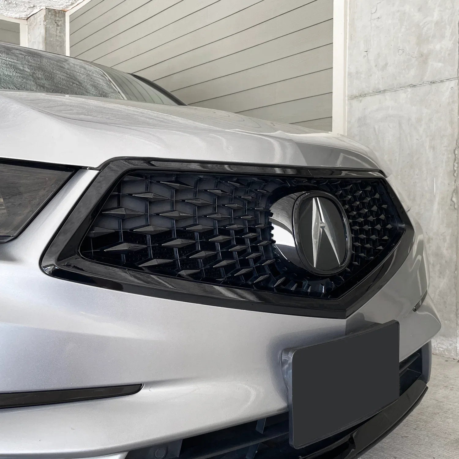 2017-2020 Acura MDX | Front Grill Trim Chrome Delete PreCut Vinyl Wrap