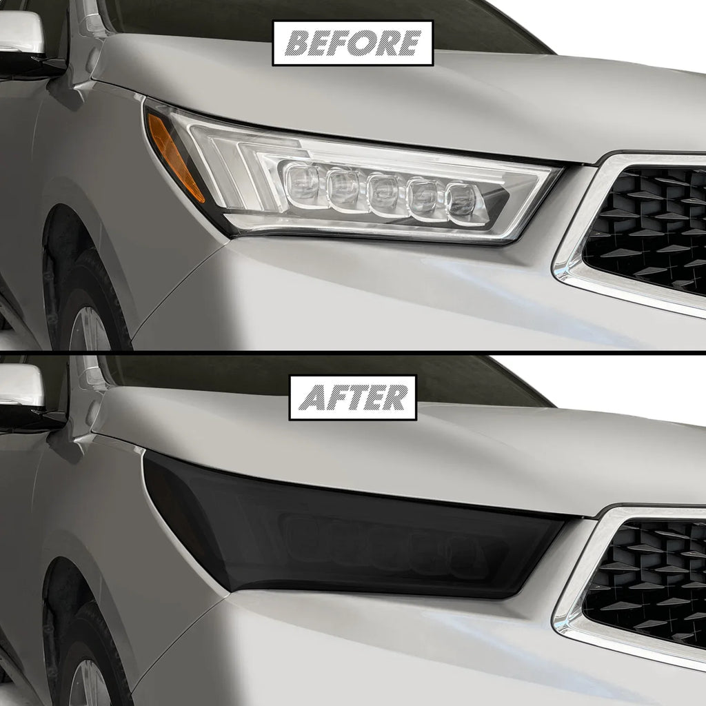2017-2020 Acura MDX | Headlight PreCut Tint Overlays