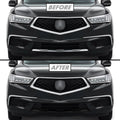 2017-2020 Acura MDX | Front Bumper Lower Lip Trim Chrome Delete PreCut Vinyl Wrap