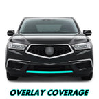 2017-2020 Acura MDX | Front Bumper Lower Lip Trim Chrome Delete PreCut Vinyl Wrap