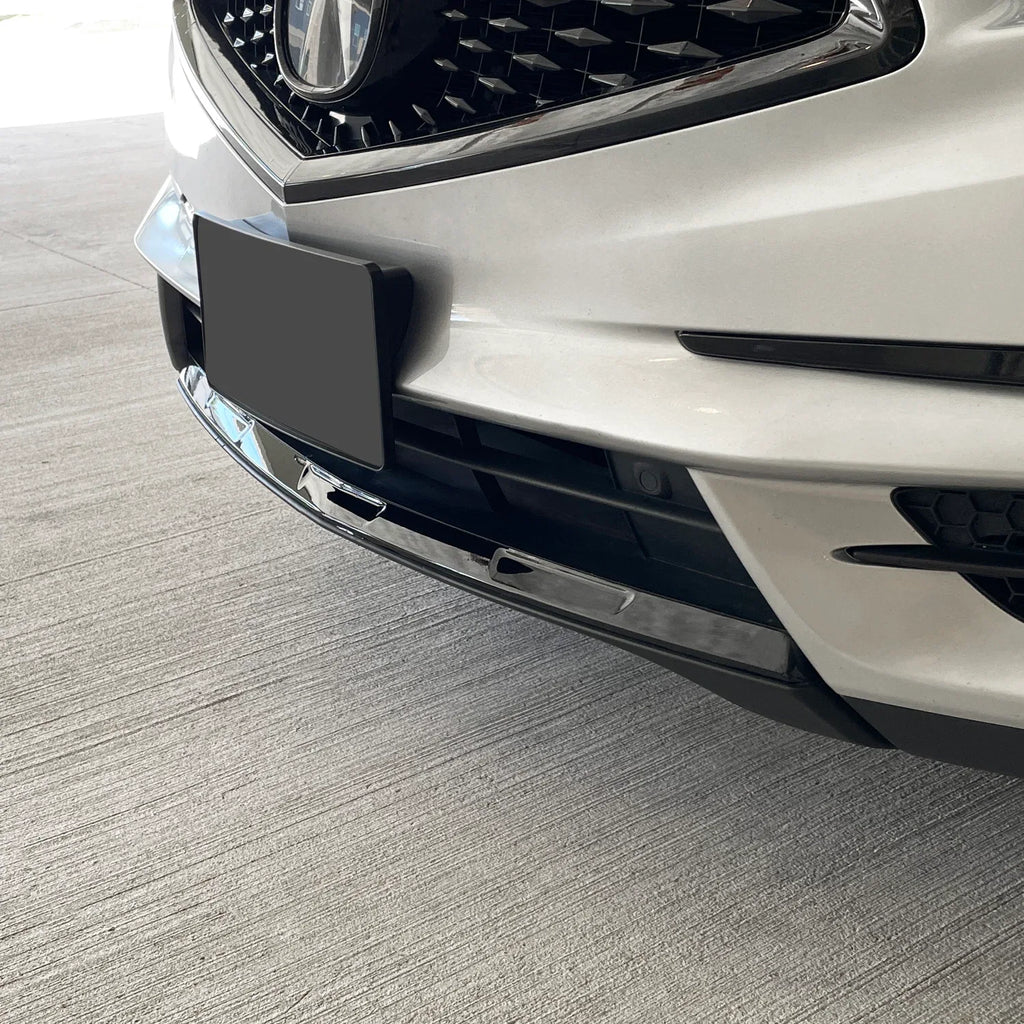 2017-2020 Acura MDX | Front Bumper Lower Lip Trim Chrome Delete PreCut Vinyl Wrap