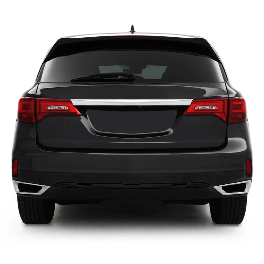 2017-2020 Acura MDX | Rear Bumper Diffuser Trim Chrome Delete PreCut Vinyl Wrap