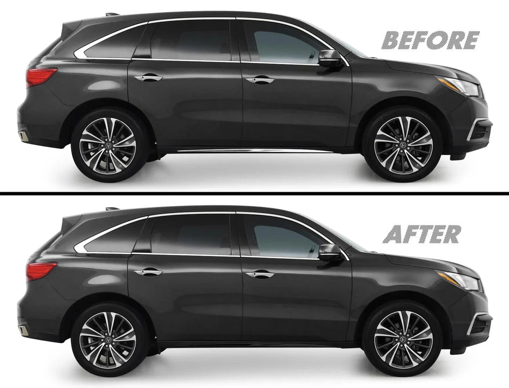 2017-2020 Acura MDX | Side Skirt Trim Chrome Delete PreCut Vinyl Wrap