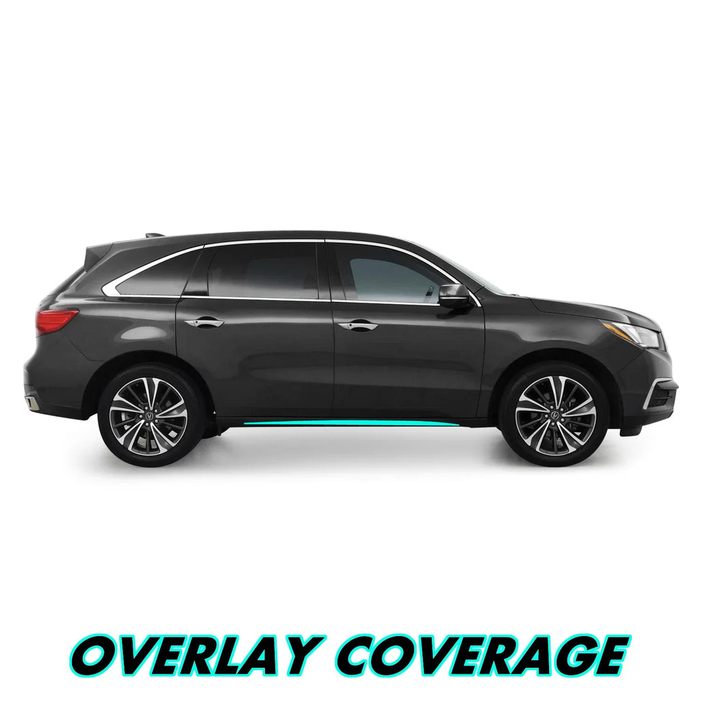 2017-2020 Acura MDX | Side Skirt Trim Chrome Delete PreCut Vinyl Wrap