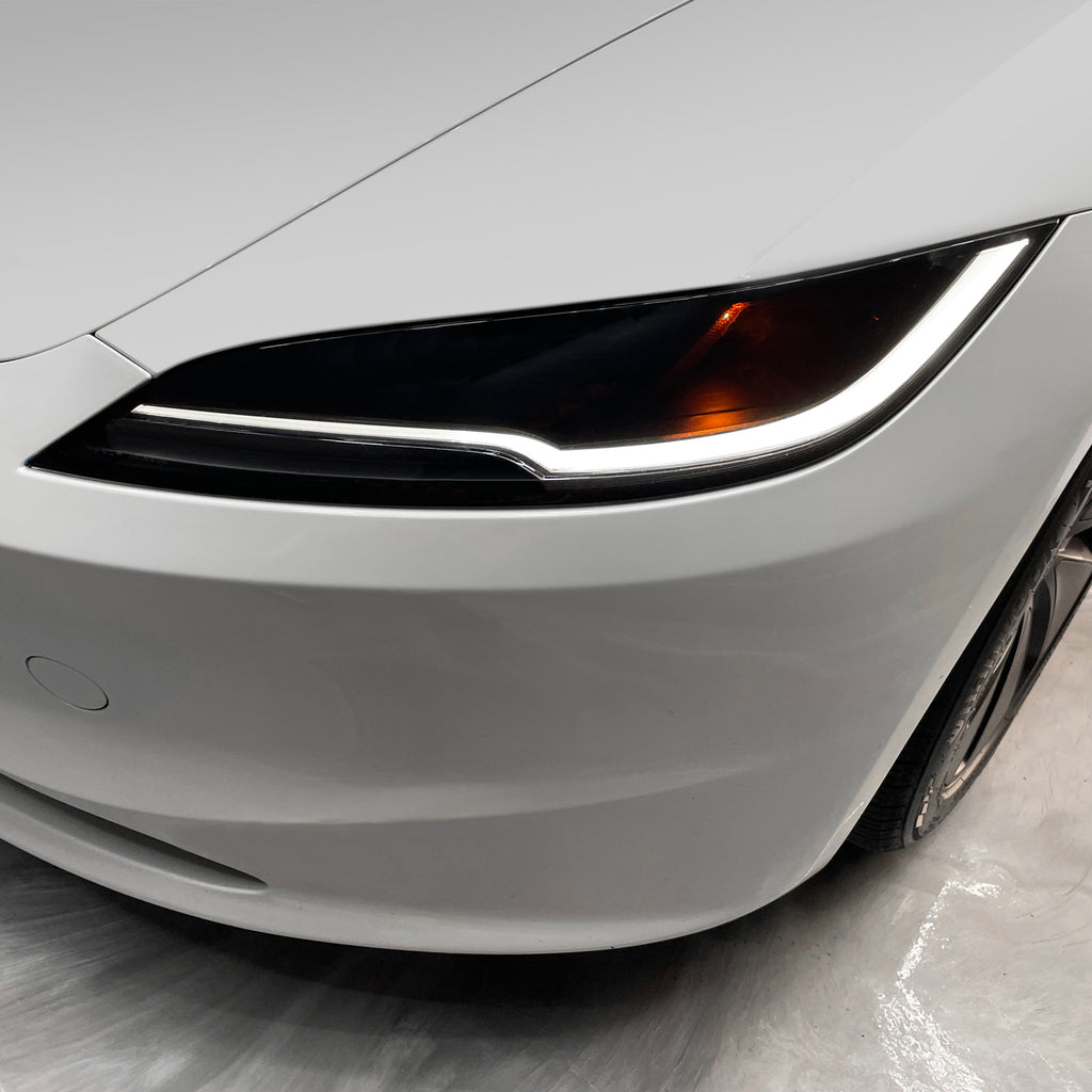 2024-2027 Tesla Model 3 | Headlight Cutout PreCut Tint Overlays