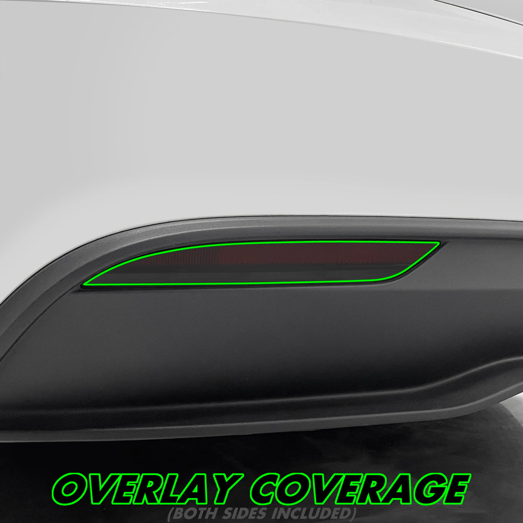 2024-2027 Tesla Model 3 | Reflector & Reverse Light PreCut Tint Overlays