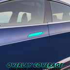 2012-2022 Tesla Model S | Door Handle Chrome Delete PreCut Vinyl Wrap