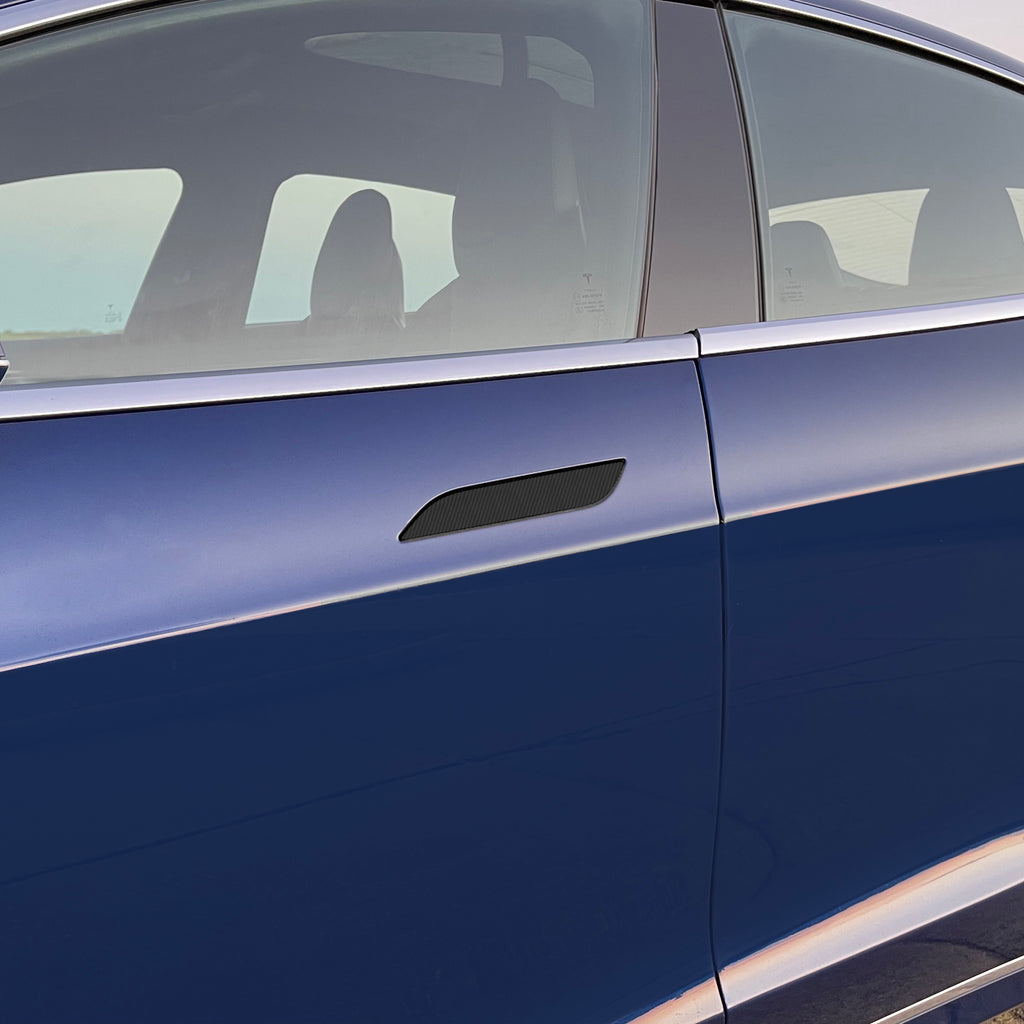 2012-2022 Tesla Model S | Door Handle Chrome Delete PreCut Vinyl Wrap