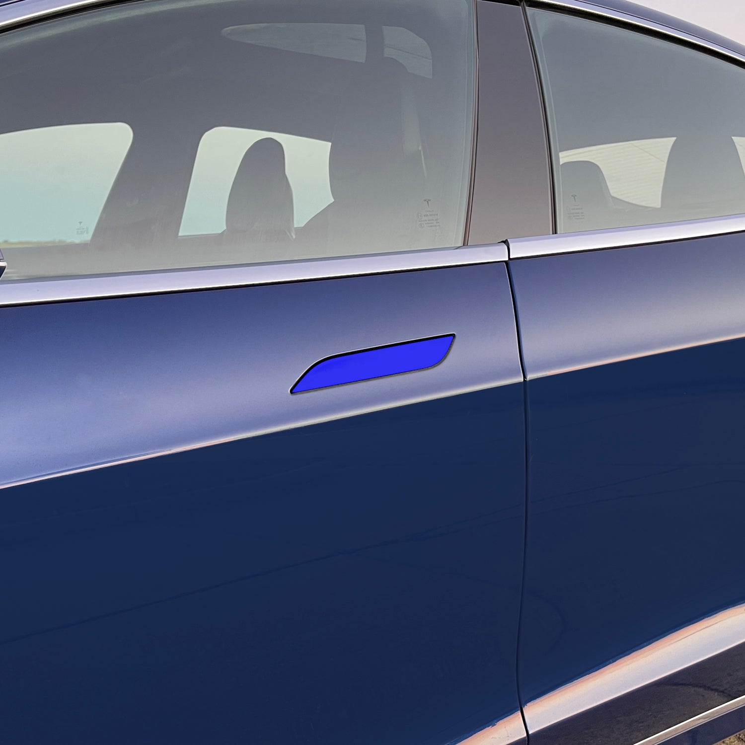 2012-2022 Tesla Model S | Door Handle Chrome Delete PreCut Vinyl Wrap