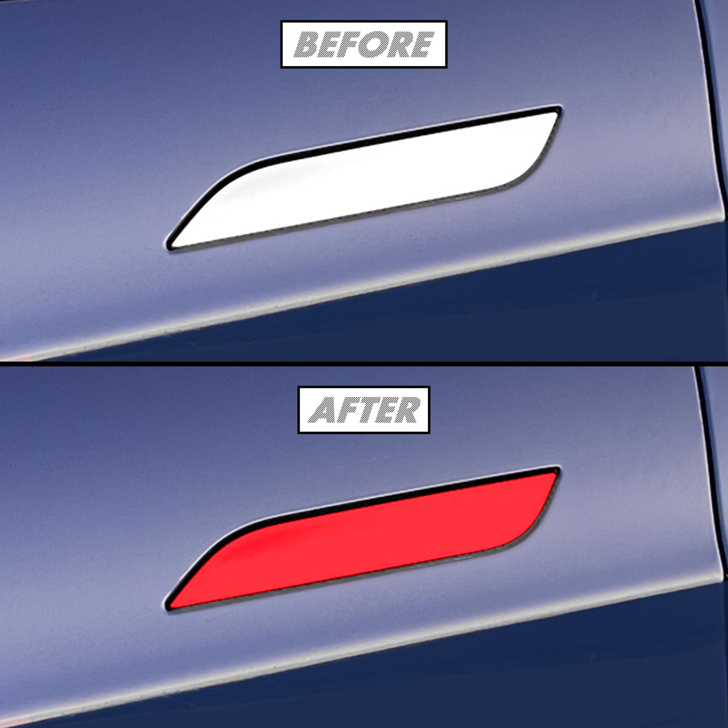 2012-2022 Tesla Model S | Door Handle Chrome Delete PreCut Vinyl Wrap