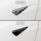 2012-2022 Tesla Model S | Fender Camera Trim Chrome Delete PreCut Vinyl Wrap