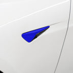 2012-2022 Tesla Model S | Fender Camera Trim Chrome Delete PreCut Vinyl Wrap