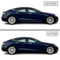 2012-2022 Tesla Model S | Side Skirt Trim Chrome Delete PreCut Vinyl Wrap