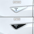 2016 Tesla Model X | Fender Trim Chrome Delete PreCut Vinyl Wrap