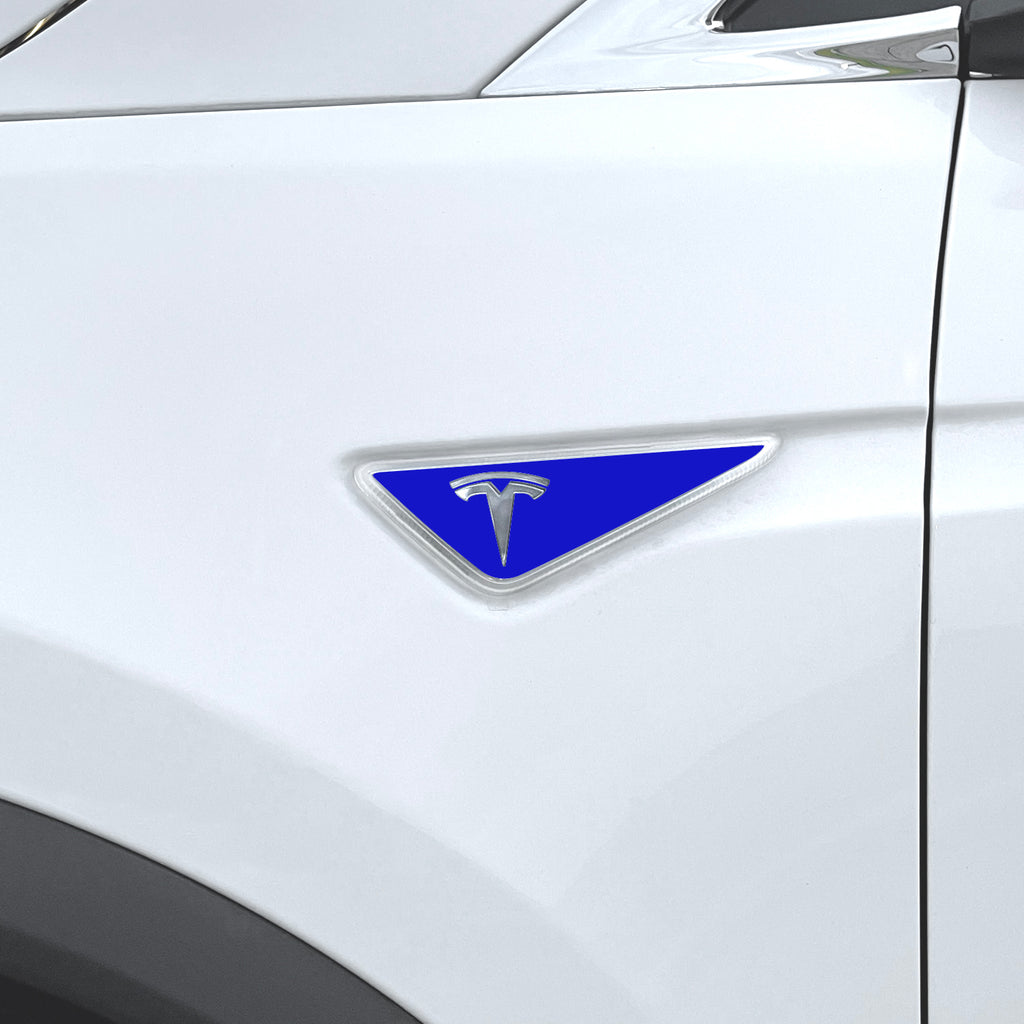 2016 Tesla Model X | Fender Trim Chrome Delete PreCut Vinyl Wrap
