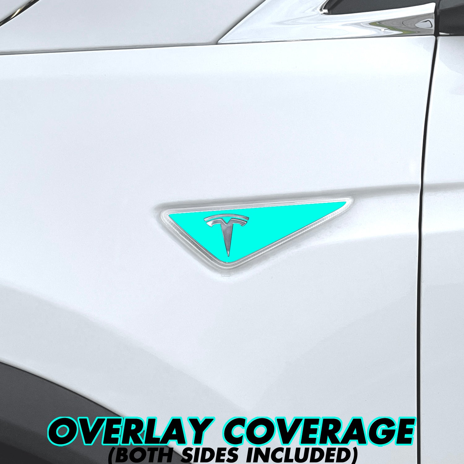 2016 Tesla Model X | Fender Trim Chrome Delete PreCut Vinyl Wrap
