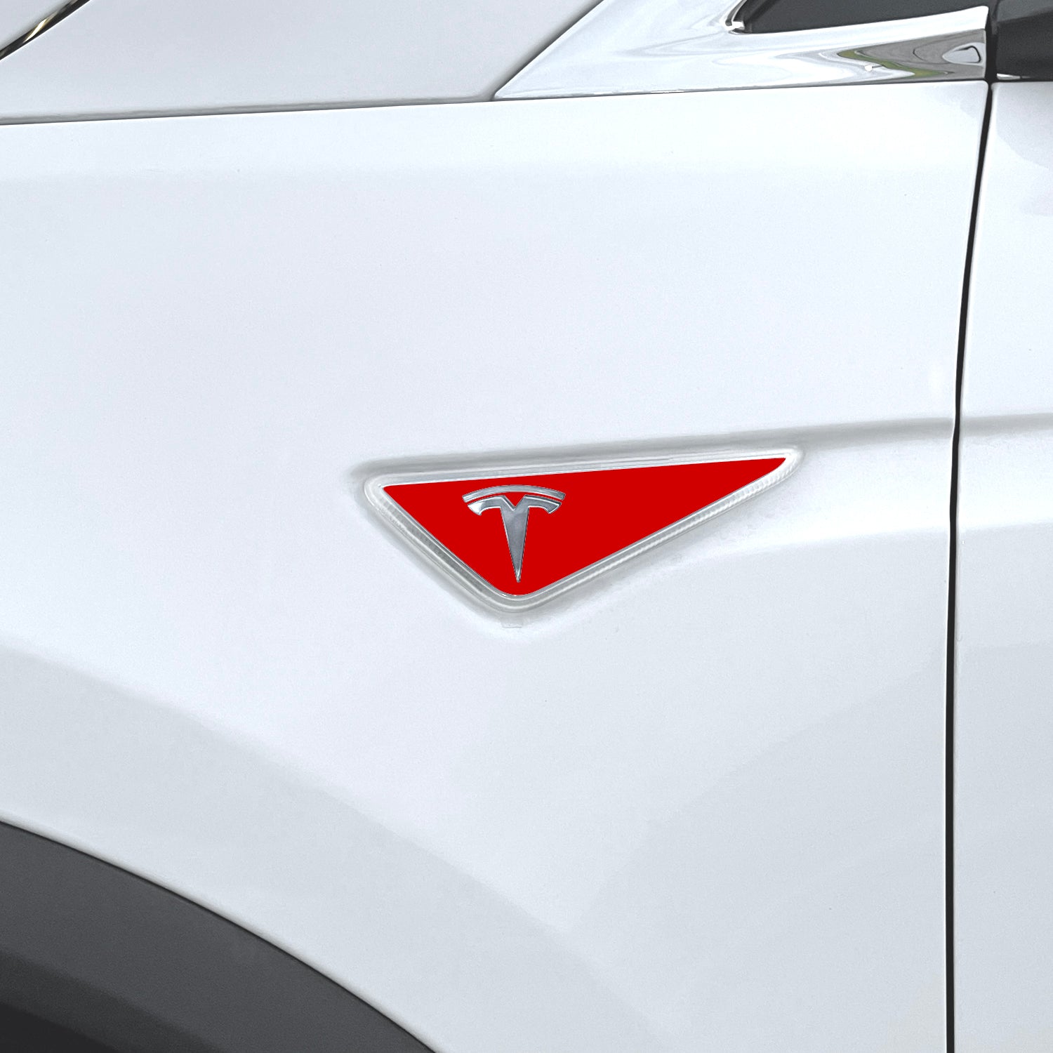 2016 Tesla Model X | Fender Trim Chrome Delete PreCut Vinyl Wrap