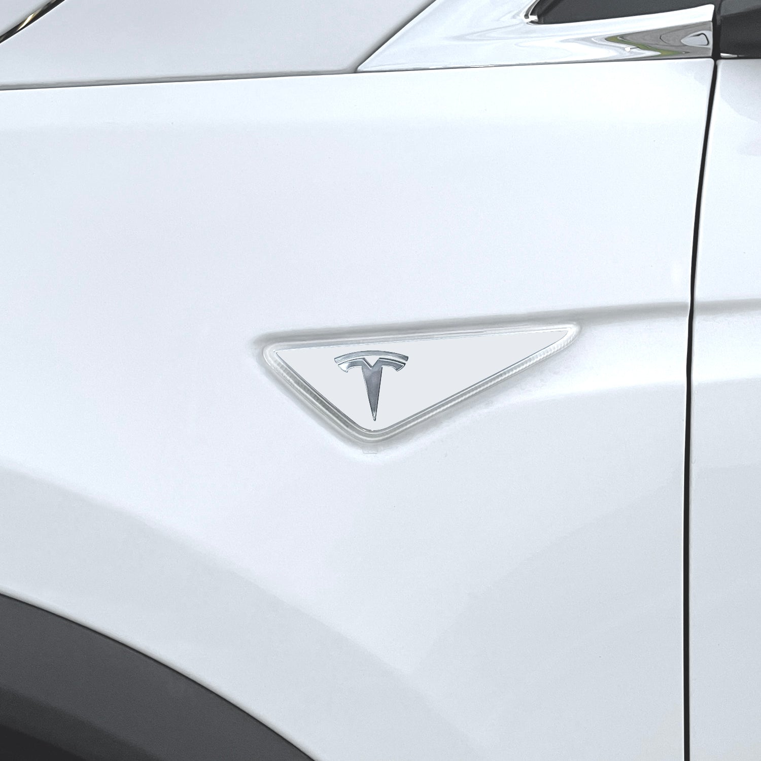 2016 Tesla Model X | Fender Trim Chrome Delete PreCut Vinyl Wrap