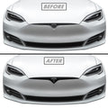 2016-2022 Tesla Model S | Front Grill Trim Chrome Delete PreCut Vinyl Wrap