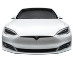 2016-2022 Tesla Model S | Front Grill Trim Chrome Delete PreCut Vinyl Wrap